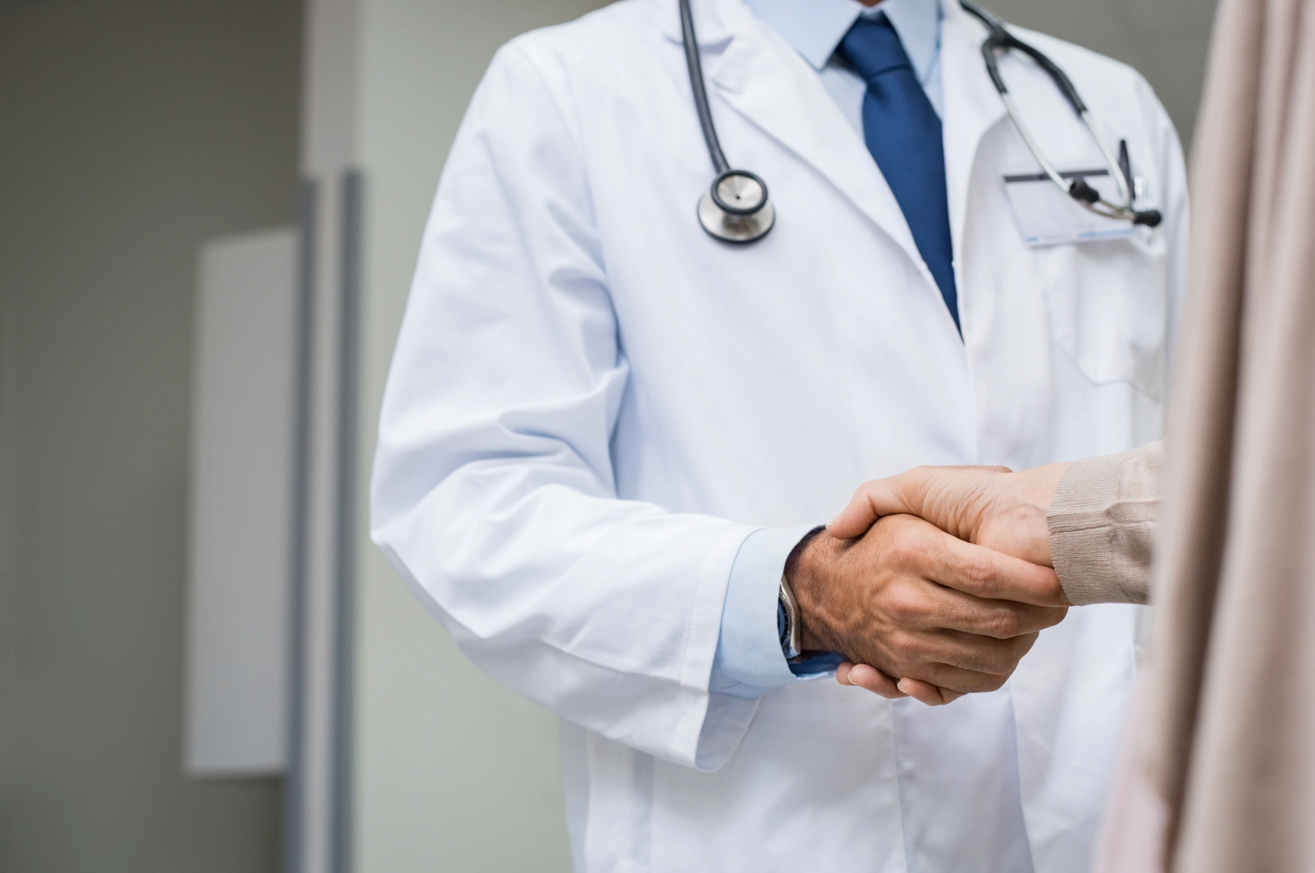 Doctor handshake